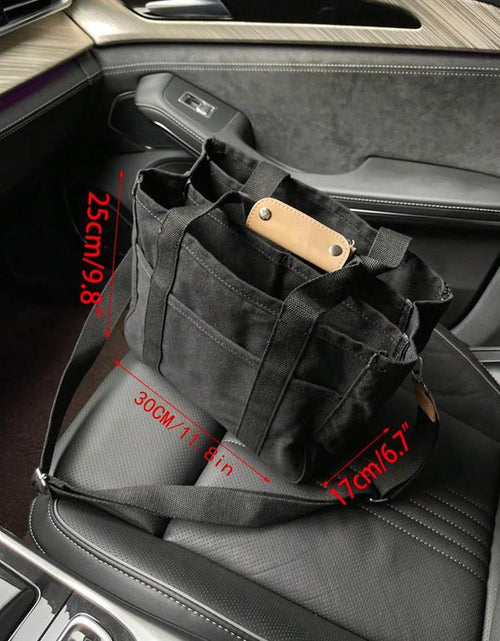 Load image into Gallery viewer, Large Capacity with Removable Bottom Canvas Tote Bag
